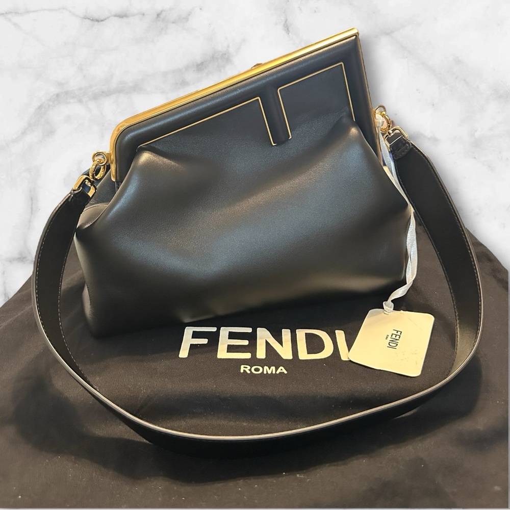 NWT Fendi Zucca FF First Medium w/ Dustbag